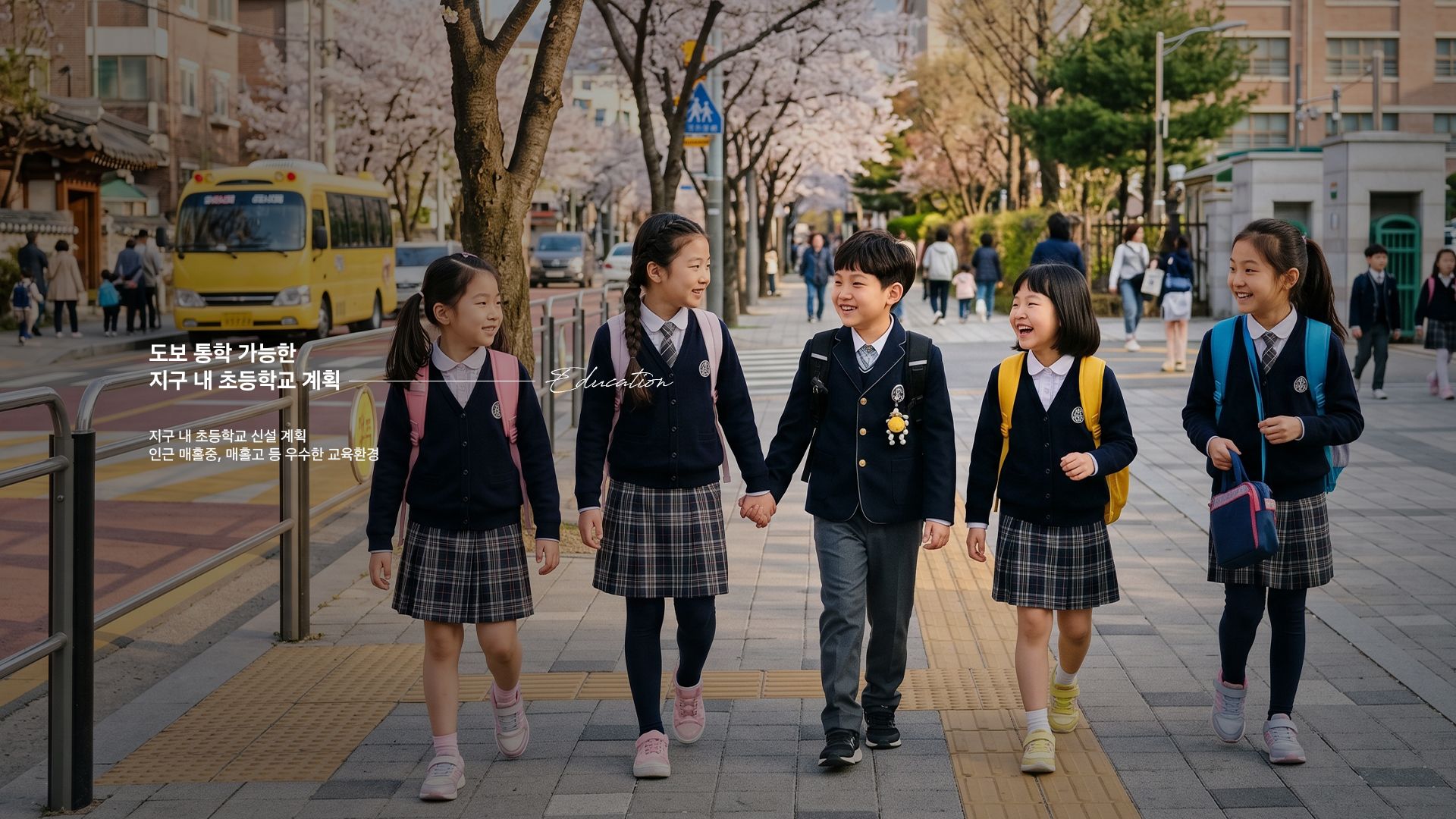 도보 통학 학세권